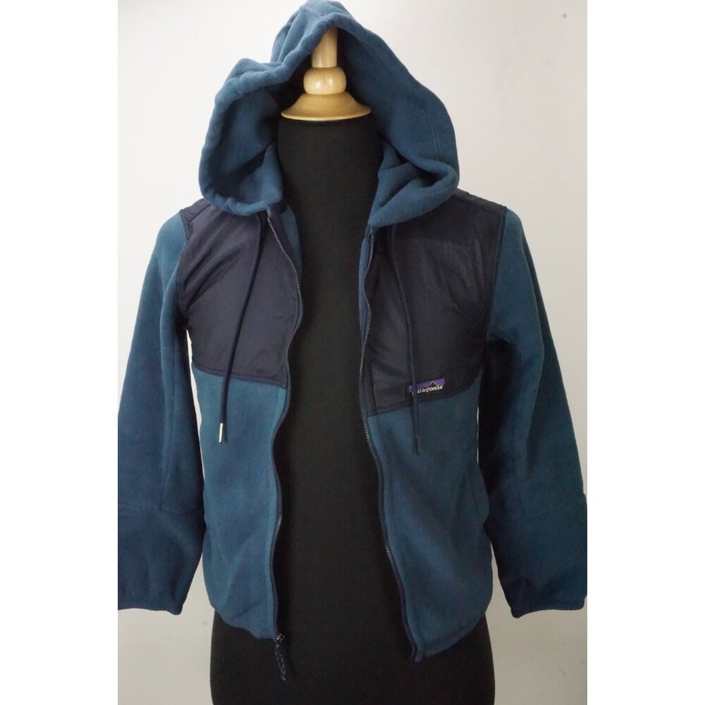 Patagonia Women's Microdini Fleece Hoody Blue Sz XS New Without Tags